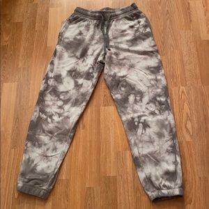 Tie-dye drawstring sweatpants (M)